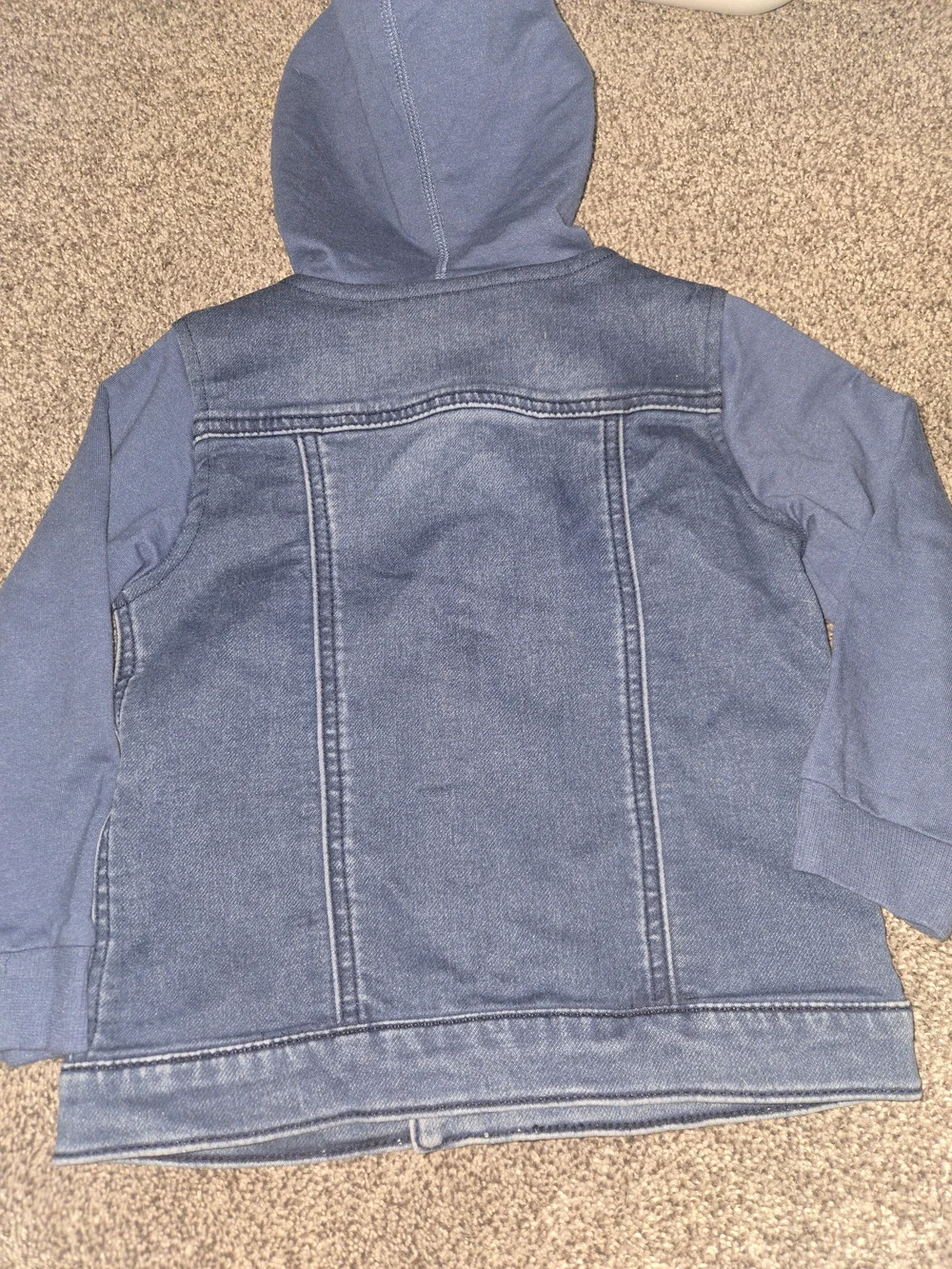 Girls Hooded Denim Jacket